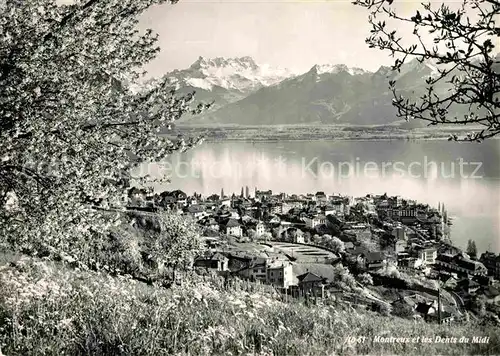 AK / Ansichtskarte Montreux VD Dents du Midi Kat. Montreux