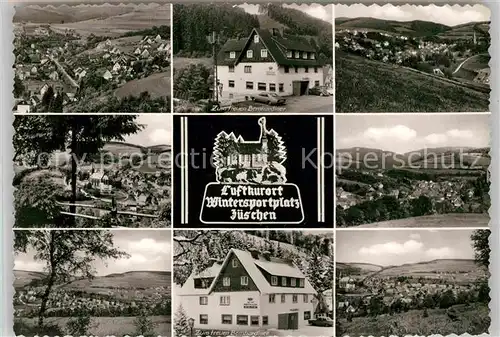 AK / Ansichtskarte Zueschen Sauerland Hotel zum Treuen Bernhardiner Panoramen Kat. Winterberg