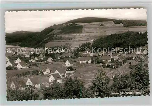 AK / Ansichtskarte Liesen Panorama Luftkurort Kat. Hallenberg