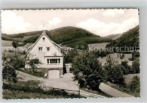 AK / Ansichtskarte Liesen Pension Liesetal Landschaftspanorama Luftkurort Kat. Hallenberg