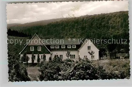 AK / Ansichtskarte Liesen Pension Haus zur schoenen Aussicht Luftkurort Kat. Hallenberg