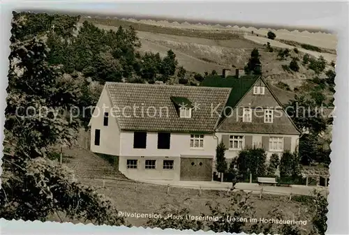 AK / Ansichtskarte Liesen Pension Haus Liesenfeld Luftkurort Kat. Hallenberg