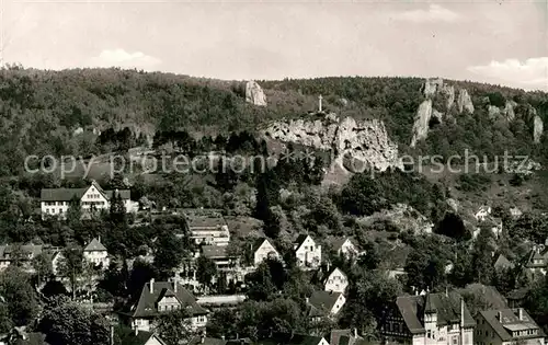 AK / Ansichtskarte Blaubeuren Jugendherberge Kriegerdenkmal Rosenschloss Panorama Kat. Blaubeuren