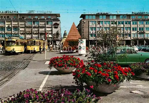 AK / Ansichtskarte Karlsruhe Baden Marktplatz