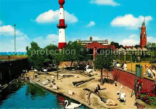 AK / Ansichtskarte Bremerhaven Tiergrotten alter Leuchtturm Kat. Bremerhaven