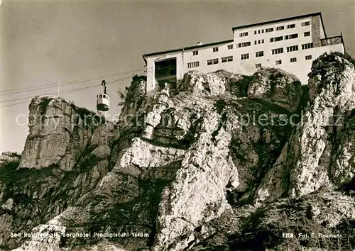 AK / Ansichtskarte Bad Reichenhall Predigtstuhlbahn Gipfelstation Hoehensonne Berghotel Kat. Bad Reichenhall