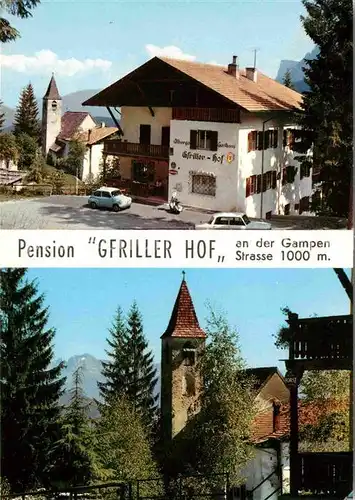 AK / Ansichtskarte Lana Meran Pension Gfriller Hof Kirche Kat. Italien