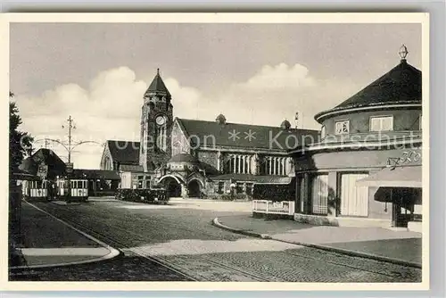 AK / Ansichtskarte Giessen Lahn Bahnhof Kat. Giessen