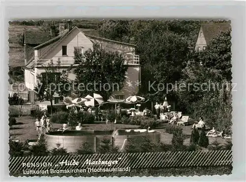 AK / Ansichtskarte Bromskirchen Pension Hilde Marburger Luftkurort Kat. Bromskirchen