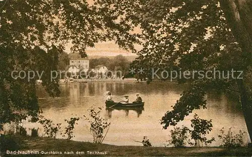 AK / Ansichtskarte Bad Nauheim Durchblick nach dem Teichhaus Kat. Bad Nauheim