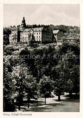 AK / Ansichtskarte Gera Schloss Osterstein Kat. Gera