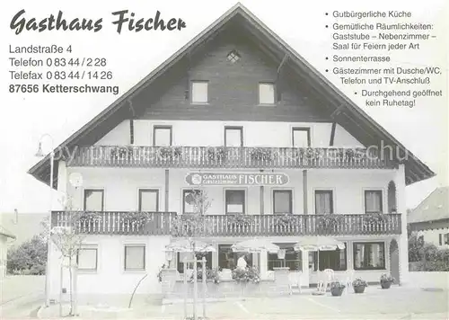 AK / Ansichtskarte Ketterschwang Gasthaus Fischer Kat. Germaringen