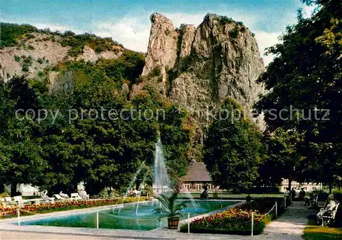 AK / Ansichtskarte Muenster Stein Ebernburg Bad Kurpark Kat. Bad Muenster am Stein Ebernburg