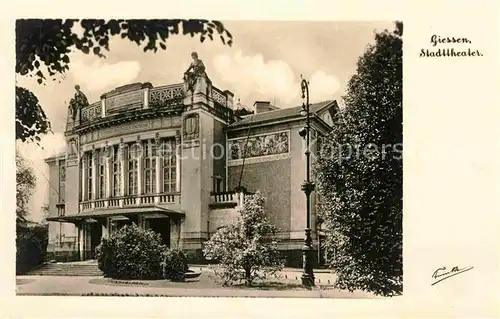 AK / Ansichtskarte Giessen Lahn Stadttheater Kat. Giessen