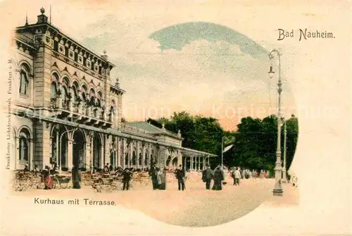 AK / Ansichtskarte Bad Nauheim Kurhaus mit Terrasse Kat. Bad Nauheim