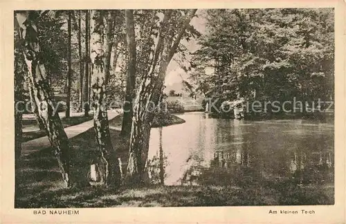 AK / Ansichtskarte Bad Nauheim Am kleinen Teich Kat. Bad Nauheim