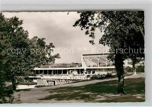 AK / Ansichtskarte Mainz Rhein Stadtpark Restaurant Favorit Landeshauptstadt Universitaetsstadt