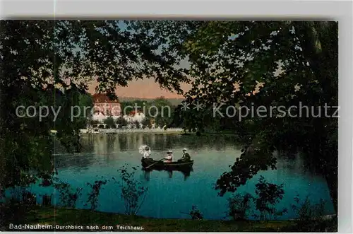 AK / Ansichtskarte Bad Nauheim Durchblick nach dem Teichhaus Kat. Bad Nauheim