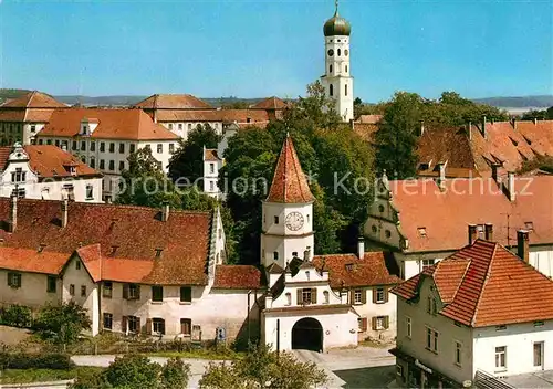 AK / Ansichtskarte Schussenried Bad Toerle Landeskrankenhaus Kirche Kat. Bad Schussenried