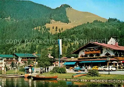 AK / Ansichtskarte Spitzingsee Postgasthof See Cafe Bernhard Kat. Schliersee