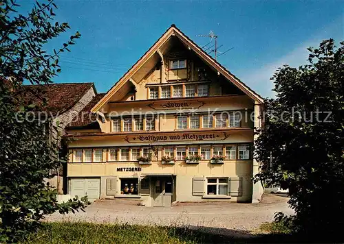 AK / Ansichtskarte Schoenengrund AR Gasthaus Metzgerei Loewen Kat. Schoenengrund