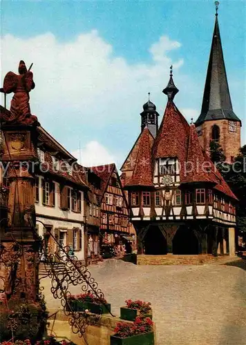 AK / Ansichtskarte Michelstadt aeltestes Rathaus Deutschlands Kat. Michelstadt