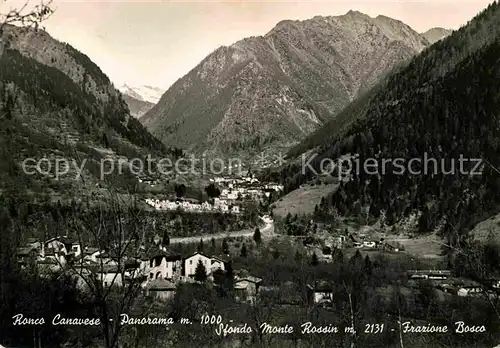 AK / Ansichtskarte Ronco Canavese Panorama Stondo Monte Rossin Frazione Bosco Kat. Ronco Canavese