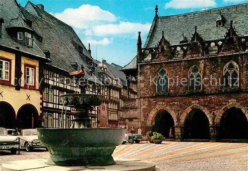 AK / Ansichtskarte Goslar Marktbrunnen Kat. Goslar