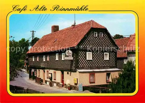 AK / Ansichtskarte Obercunnersdorf Loebau Einkehr im Denkmal Cafe Alte Rinnmuehle Kat. Obercunnersdorf Loebau