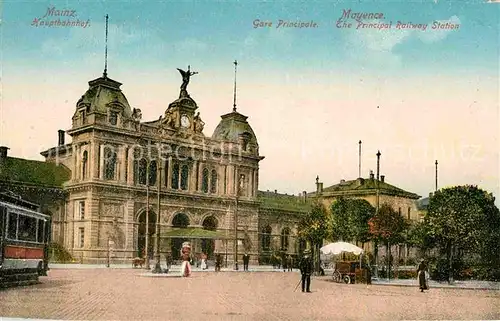 AK / Ansichtskarte Mainz Rhein Hauptbahnhof