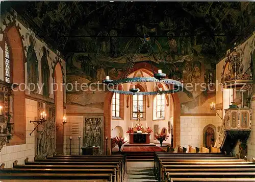 AK / Ansichtskarte Kronberg Taunus Ev Johanniskirche Innenansicht Kat. Kronberg im Taunus