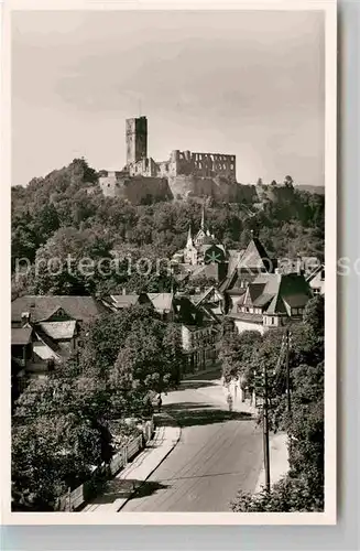 AK / Ansichtskarte Koenigstein Taunus Teilansicht mit Burgruine Heilklimatischer Kurort Kat. Koenigstein im Taunus