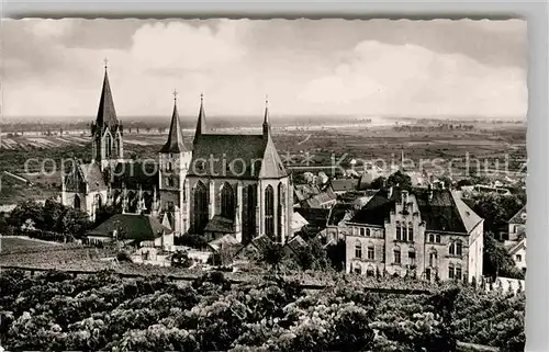 AK / Ansichtskarte Oppenheim Weinstadt am Rhein mit Katharinenkirche Kat. Oppenheim Rhein