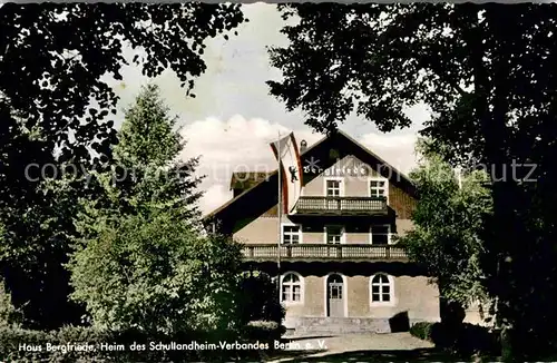 AK / Ansichtskarte Warmensteinach Haus Bergfriede Schullandheim Kat. Warmensteinach Fichtelgebirge