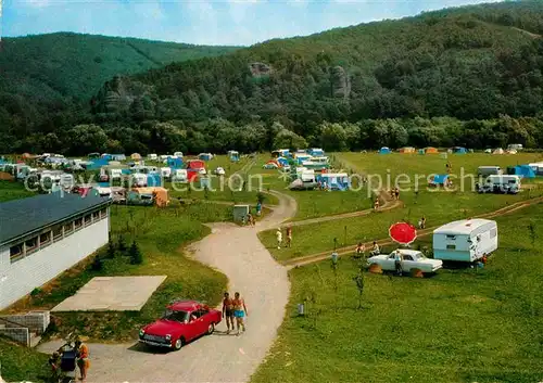 AK / Ansichtskarte Hausen Dueren Campingplatz Rurthal Burg Blens Kat. Heimbach