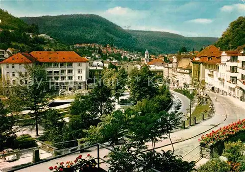 AK / Ansichtskarte Wildbad Schwarzwald Olgastrasse mit Hotel Quellenhof Kurort Kat. Bad Wildbad