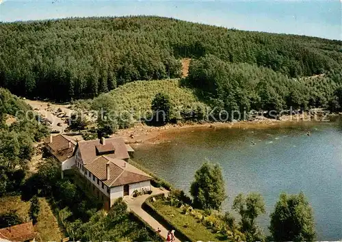 AK / Ansichtskarte Eiswoog Gasthof Forelle Stausee Fliegeraufnahme Kat. Ramsen