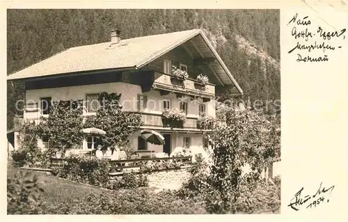 AK / Ansichtskarte Mayrhofen Zillertal Haus Gottfried Egger Kat. Mayrhofen