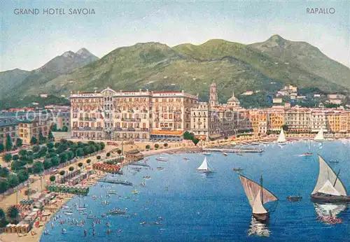 AK / Ansichtskarte Rapallo Liguria Grand Hotel Savoia Kat. Rapallo