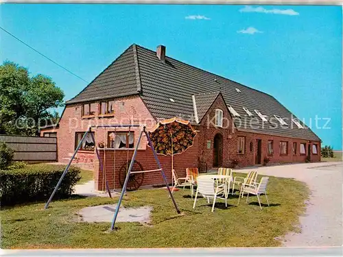 AK / Ansichtskarte Tuemlauer Koog Ferienhof Frey Spielplatz Ponyreiten Pferdewagen Segelboote Kat. Tuemlauer Koog