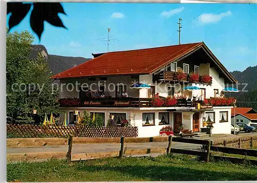 AK / Ansichtskarte Kornau Oberstdorf Alpengasthof Kornau Zimmer Gastraeume Sessellift Kat. Oberstdorf