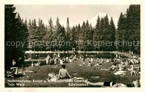 AK / Ansichtskarte Oberhof Thueringen Schwimmbad Kat. Oberhof Thueringen