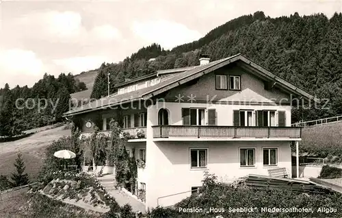 AK / Ansichtskarte Niedersonthofen Pension Haus Seeblick Kat. Waltenhofen