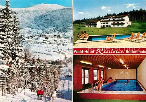 AK / Ansichtskarte Bodenmais Waldhotel Riederin Swimmingpool Hallenbad Kat. Bodenmais