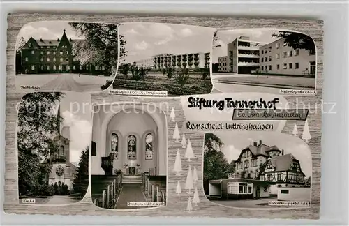 AK / Ansichtskarte Luettringhausen Stiftung Tannenhof Kirche Mutterhaus Kat. Remscheid