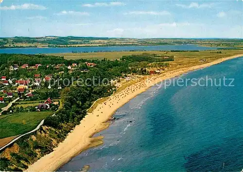 AK / Ansichtskarte Hohwacht Ostseebad und Grosser Binnensee Fliegeraufnahme Kat. Hohwacht (Ostsee)