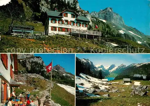 AK / Ansichtskarte Bruelisau Gasthaus Ruhsitz am Weg zum Hohen Kasten Appenzeller Alpen Kat. Bruelisau