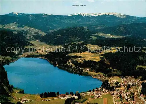 AK / Ansichtskarte Titisee mit Blick zum Feldberg Schwarzwald Kat. Titisee Neustadt