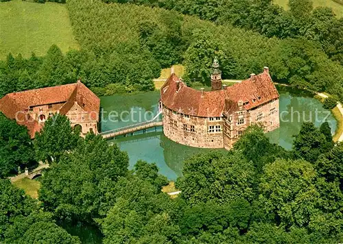 AK / Ansichtskarte Luedinghausen Burg Vischering Fliegeraufnahme Kat. Luedinghausen