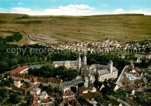 AK / Ansichtskarte Bad Mergentheim Hoch und Deutschmeister Schloss Fliegeraufnahme Kat. Bad Mergentheim